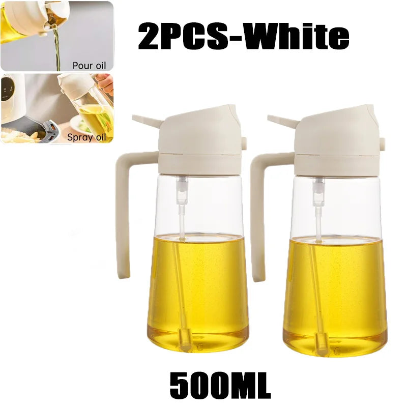 Oil Spray Bottle for Cooking | 200ml / 300ml / 500ml | BBQ, Baking & Kitchen Misting Sprayer