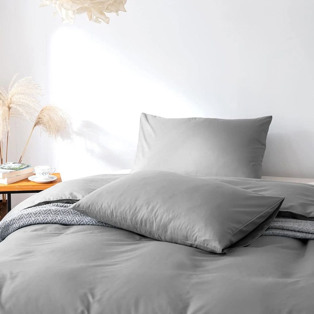 Good Nite Microfibre Duvet Cover Set | Soft & Breathable | Single, Double & King | 4 Colours