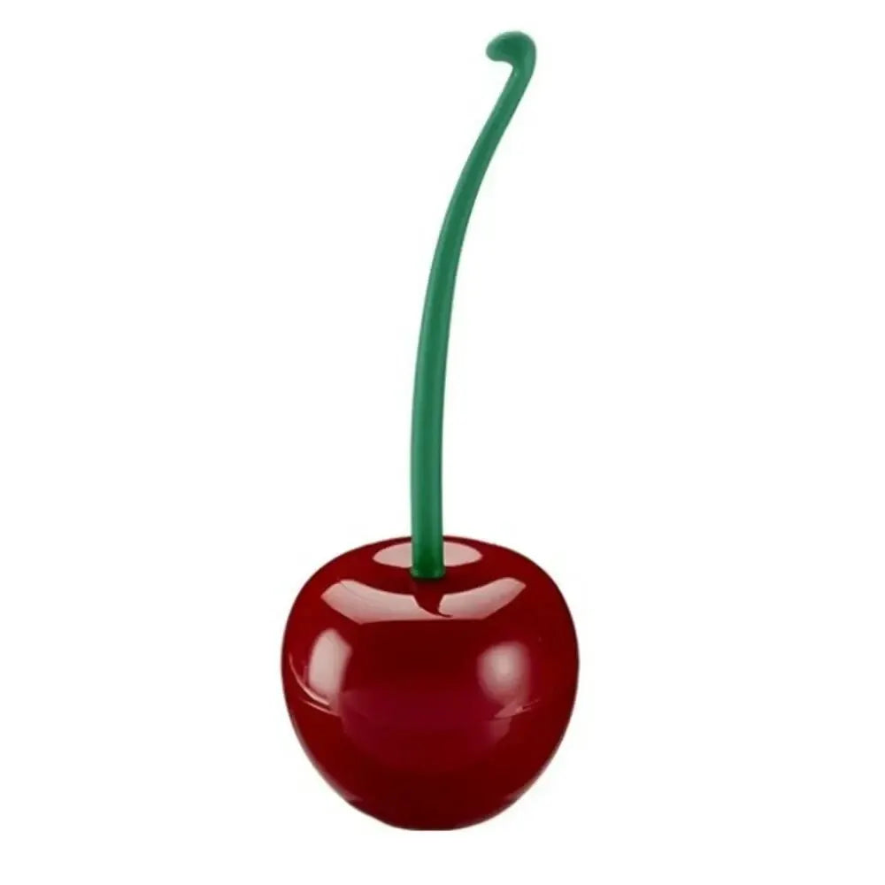 Cherry Shape Toilet Brush & Holder Set | Creative Bathroom Accessory