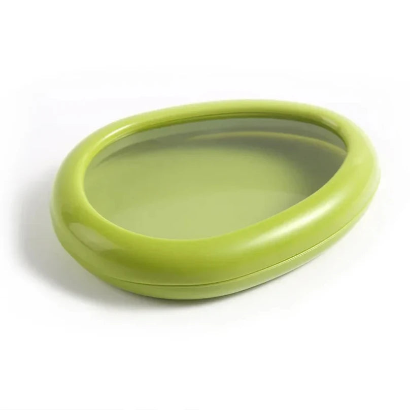 Round Fruit & Vegetable Fresh-Keeping Crisper Box | Avocado, Tomato, Lemon & Onion Keeper | 4 Colours