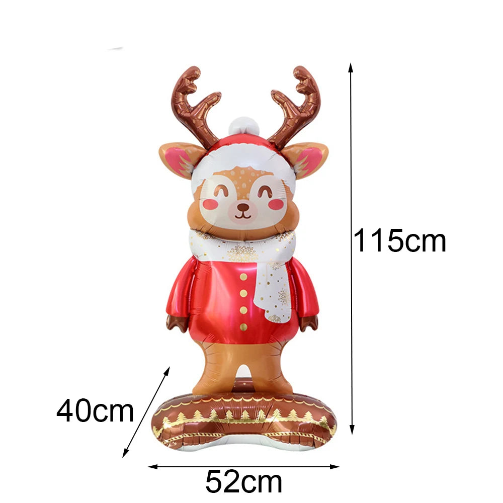 Christmas Standing Foil Balloons | 27 Festive Designs | Santa, Snowman, Reindeer & More | Party & Home Decor
