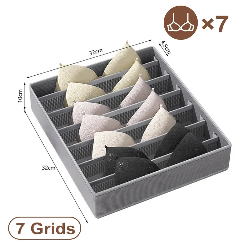 Drawer Organiser Storage Box | Wardrobe Divider for Underwear, Socks & Clothes