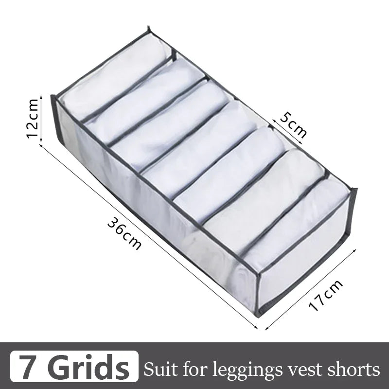 Drawer Organiser Storage Box | Wardrobe Divider for Underwear, Socks & Clothes