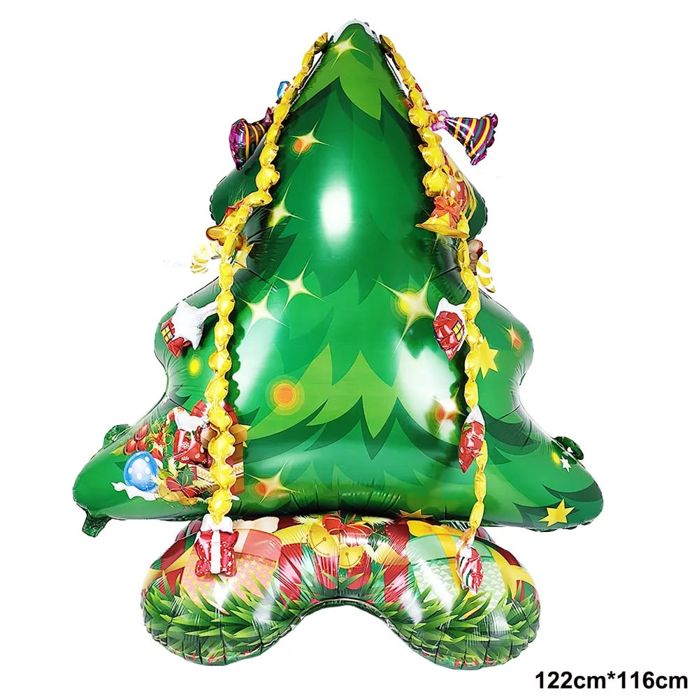 Christmas Standing Foil Balloons | 27 Festive Designs | Santa, Snowman, Reindeer & More | Party & Home Decor