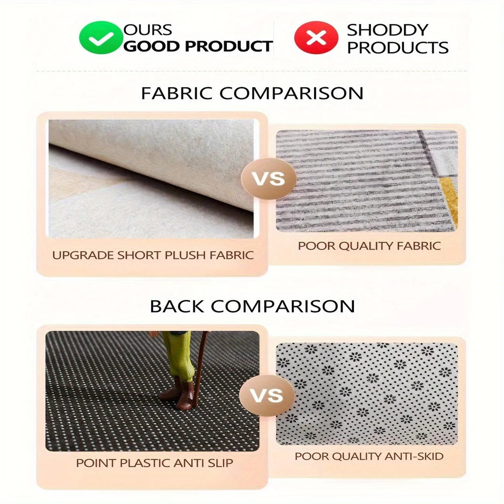 Retro Vinyl Record Half Round Doormat | Non-Slip Entrance Mat