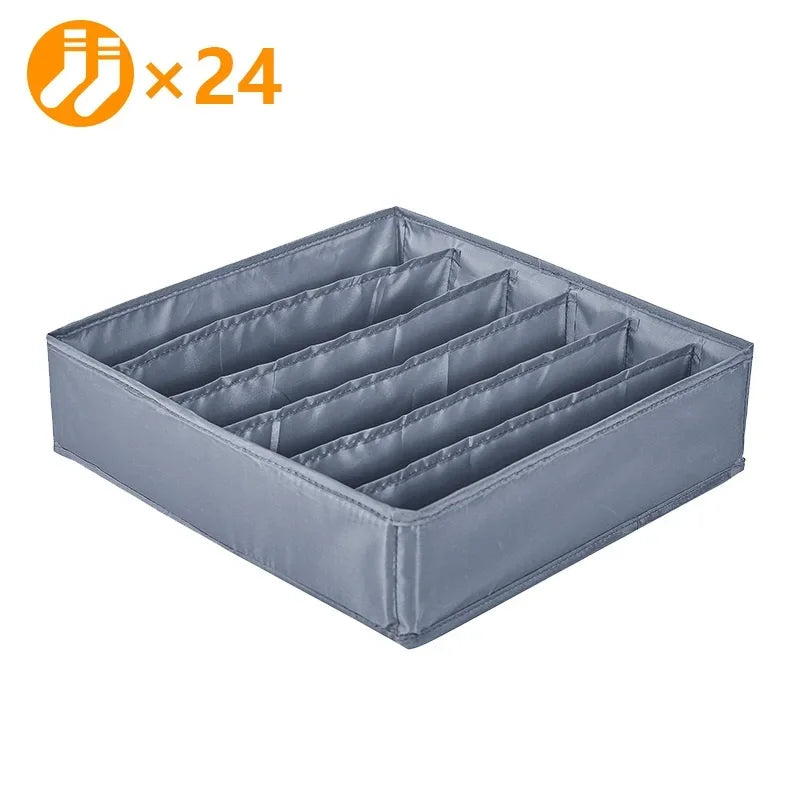 Drawer Organiser Storage Box | Wardrobe Divider for Underwear, Socks & Clothes