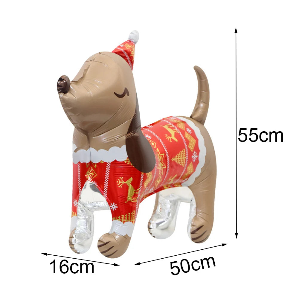 Christmas Standing Foil Balloons | 27 Festive Designs | Santa, Snowman, Reindeer & More | Party & Home Decor
