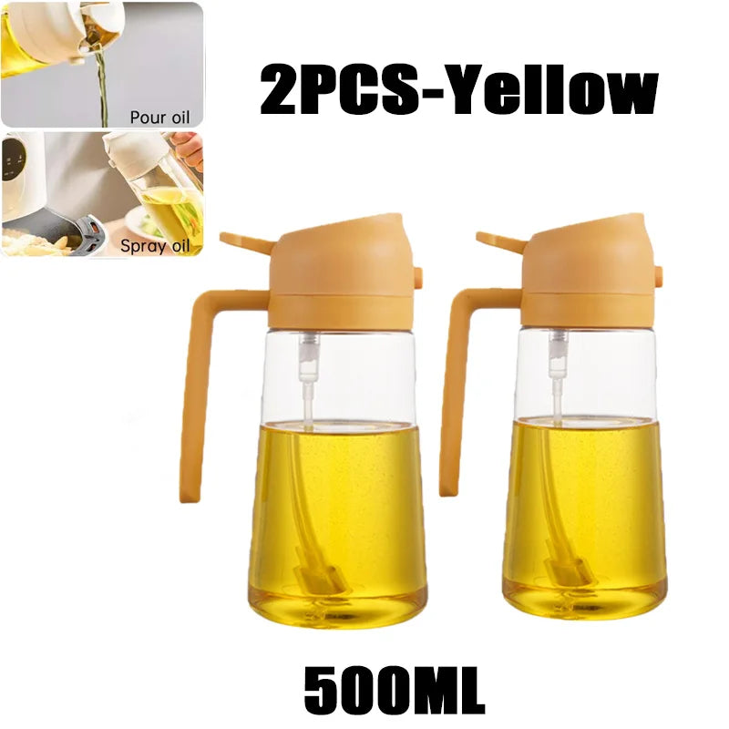 Oil Spray Bottle for Cooking | 200ml / 300ml / 500ml | BBQ, Baking & Kitchen Misting Sprayer