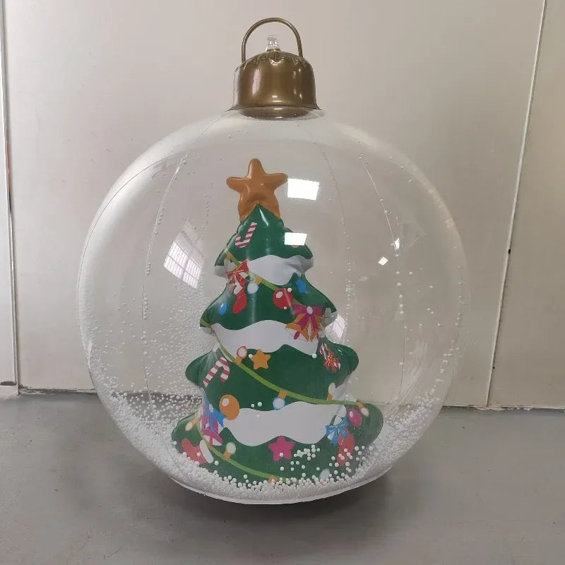 Outdoor Christmas Balloons | Light-Up LED & Standard | Santa, Snowman & Xmas Tree | Garden Party Decoration