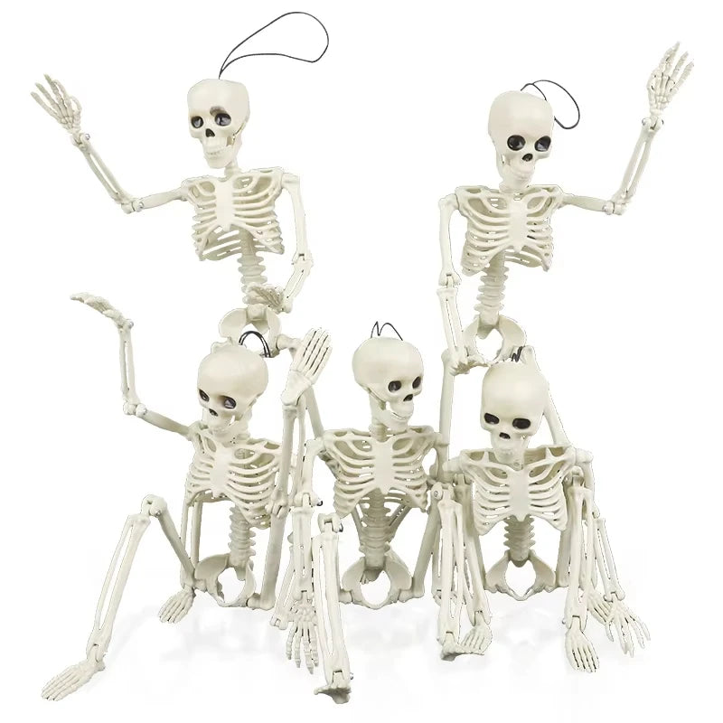 Halloween Skeleton Head & Hands Yard Decorations