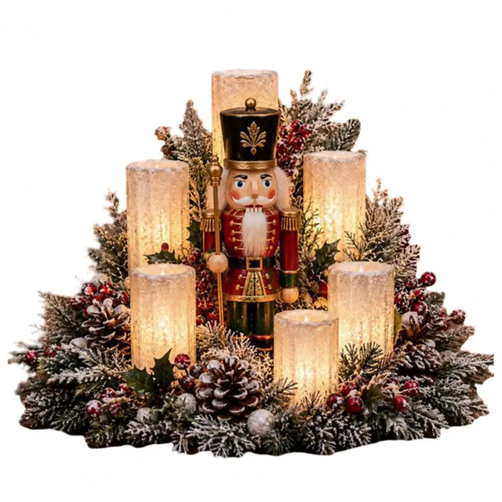7-Part Christmas Table Décor & Serveware Bundle