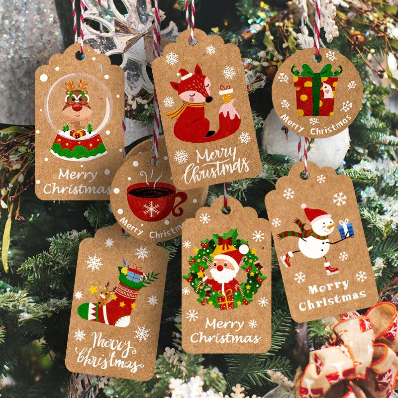 Christmas Gift Wrapping Kit - 7 Piece Set | Wrapping Paper| Tags| Paper Cutter | Storage Bag|Greeting Cards