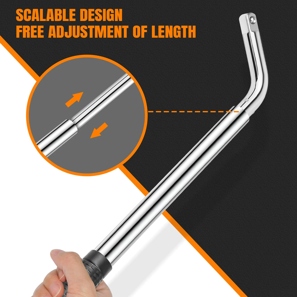Extendable Emergency Wheel Wrench Set – Travel, Universal