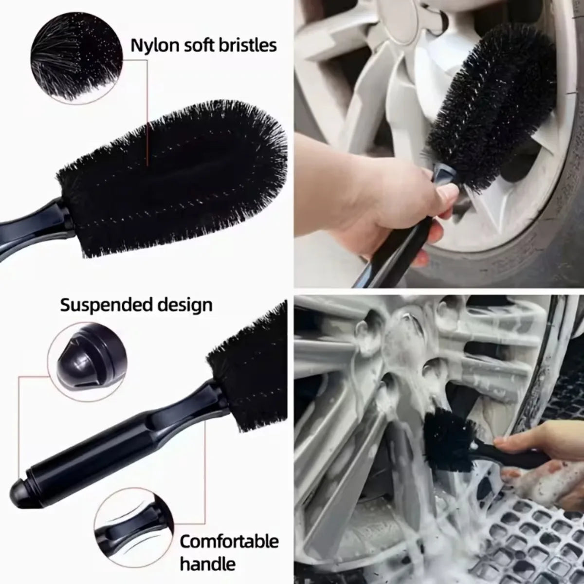 Car Detailing Brush Set for Vents & Tight Gaps | 16 or 20 Pieces
