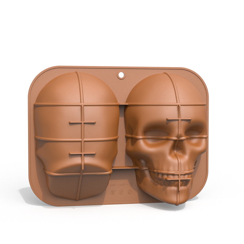 3D Halloween Silicone Baking Mould | Skull, Brain, Pumpkin & Zombie | Food Grade | Cake, Chocolate & Ice | Party Decoration