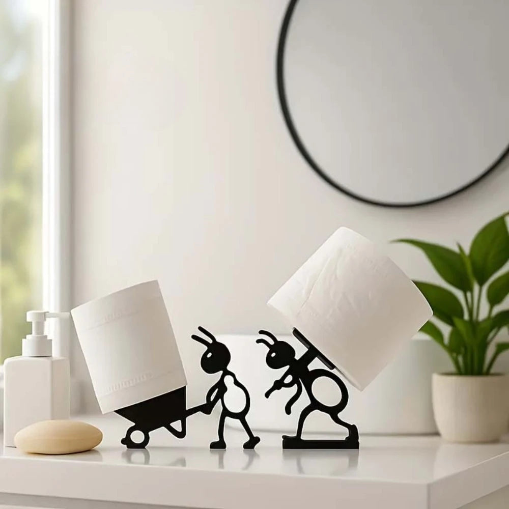 Animal-Style Toilet Roll Holder | Decorative Bathroom Accessory