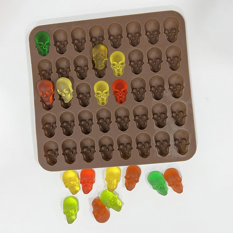 3D Halloween Silicone Baking Mould | Skull, Brain, Pumpkin & Zombie | Food Grade | Cake, Chocolate & Ice | Party Decoration