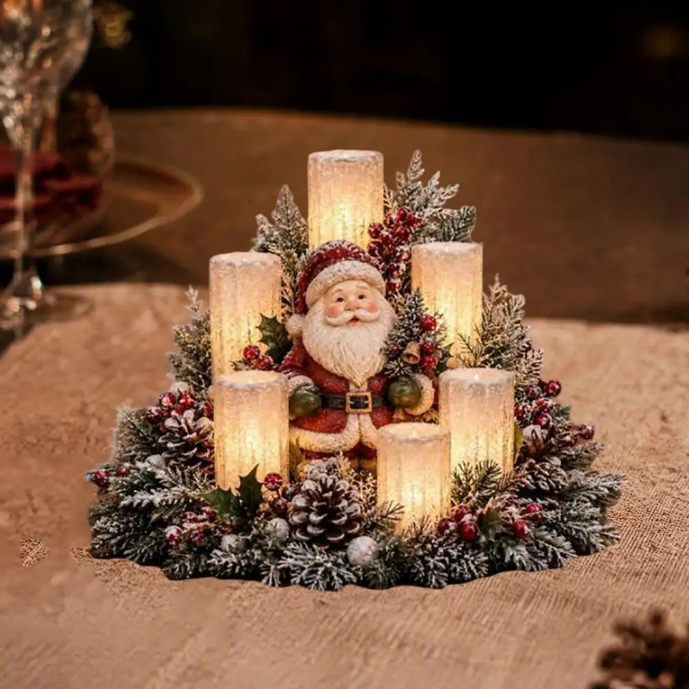 7-Part Christmas Table Décor & Serveware Bundle