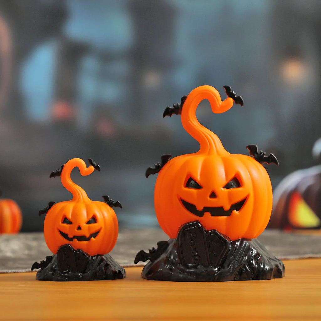 Halloween Pumpkin Lantern with Hook – LED Candle Light Decoration for Home, Porch, Bar & Party