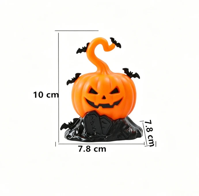 Halloween Pumpkin Lantern with Hook – LED Candle Light Decoration for Home, Porch, Bar & Party