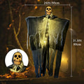 Halloween Glowing Skull Skeleton Hanging Ghost Decoration – Indoor & Outdoor Horror Party Prop