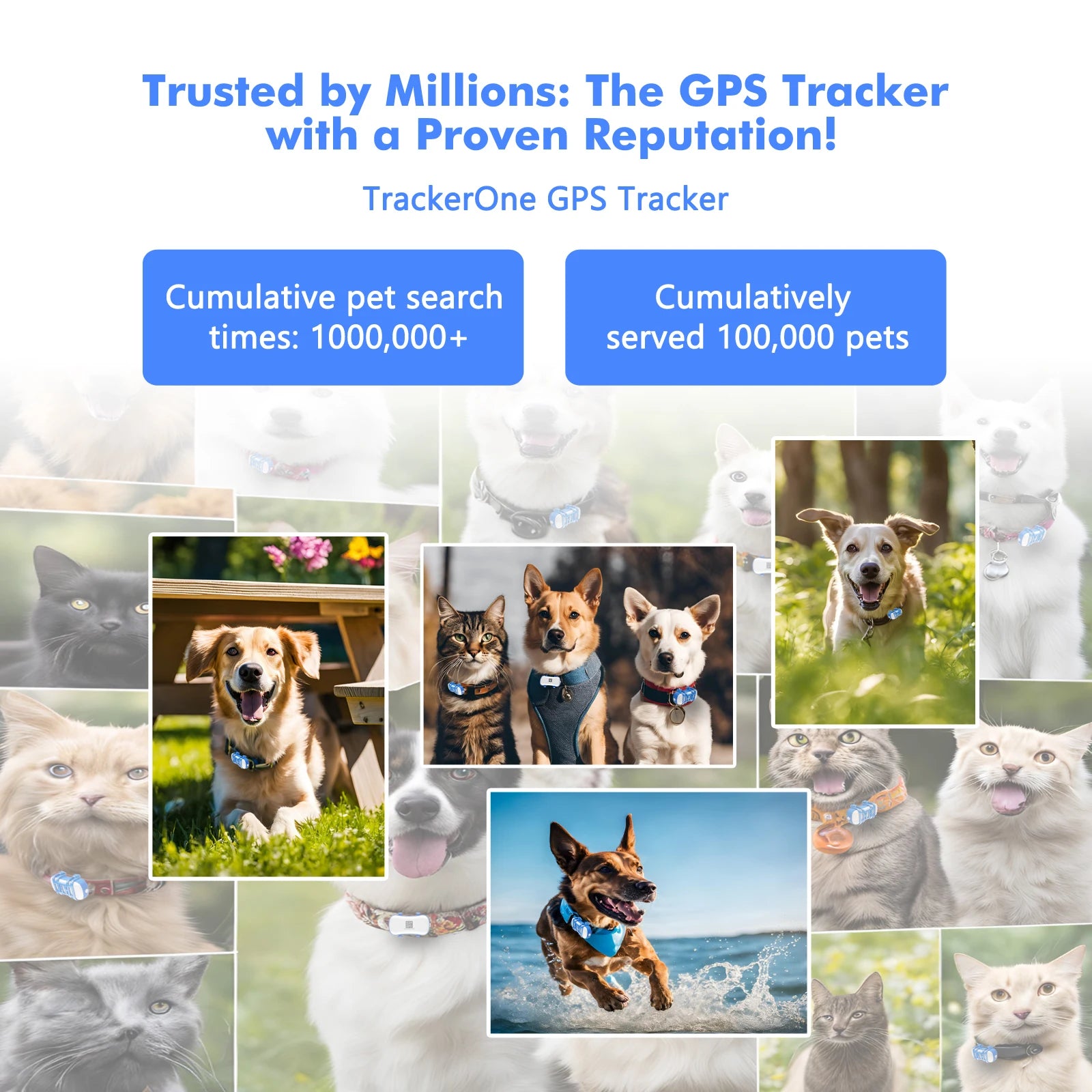 Unlimited Distance GPS Pet Tracker