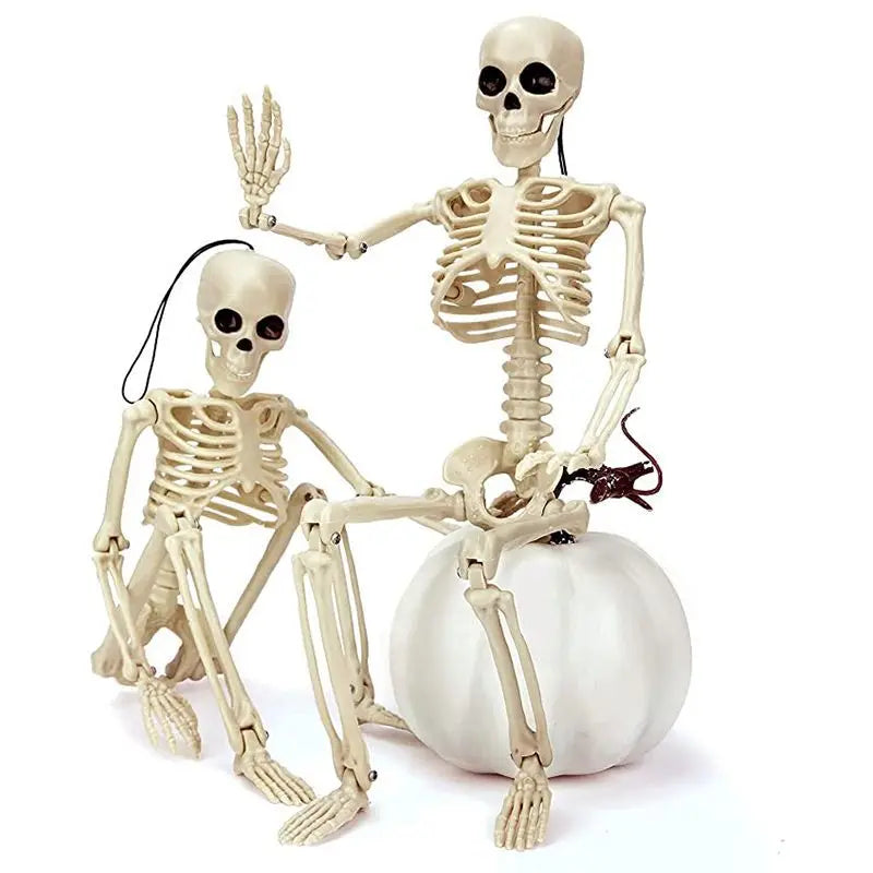 Halloween Skeleton Head & Hands Yard Decorations