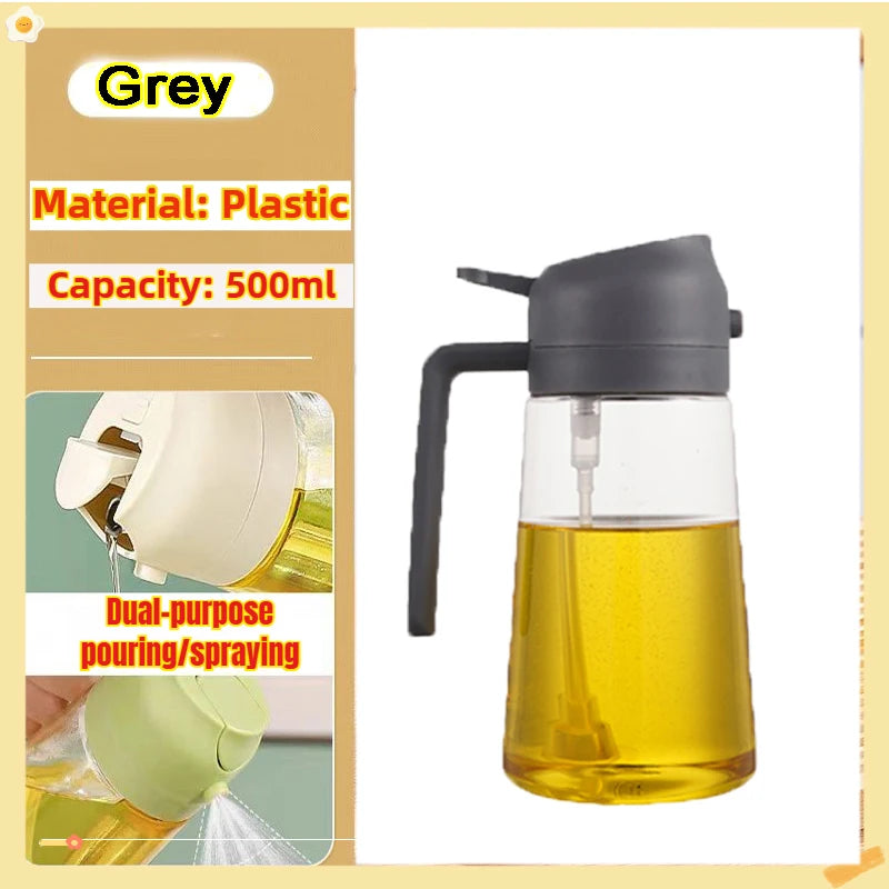 Oil Spray Bottle for Cooking | 200ml / 300ml / 500ml | BBQ, Baking & Kitchen Misting Sprayer