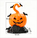 Halloween Pumpkin Lantern with Hook – LED Candle Light Decoration for Home, Porch, Bar & Party