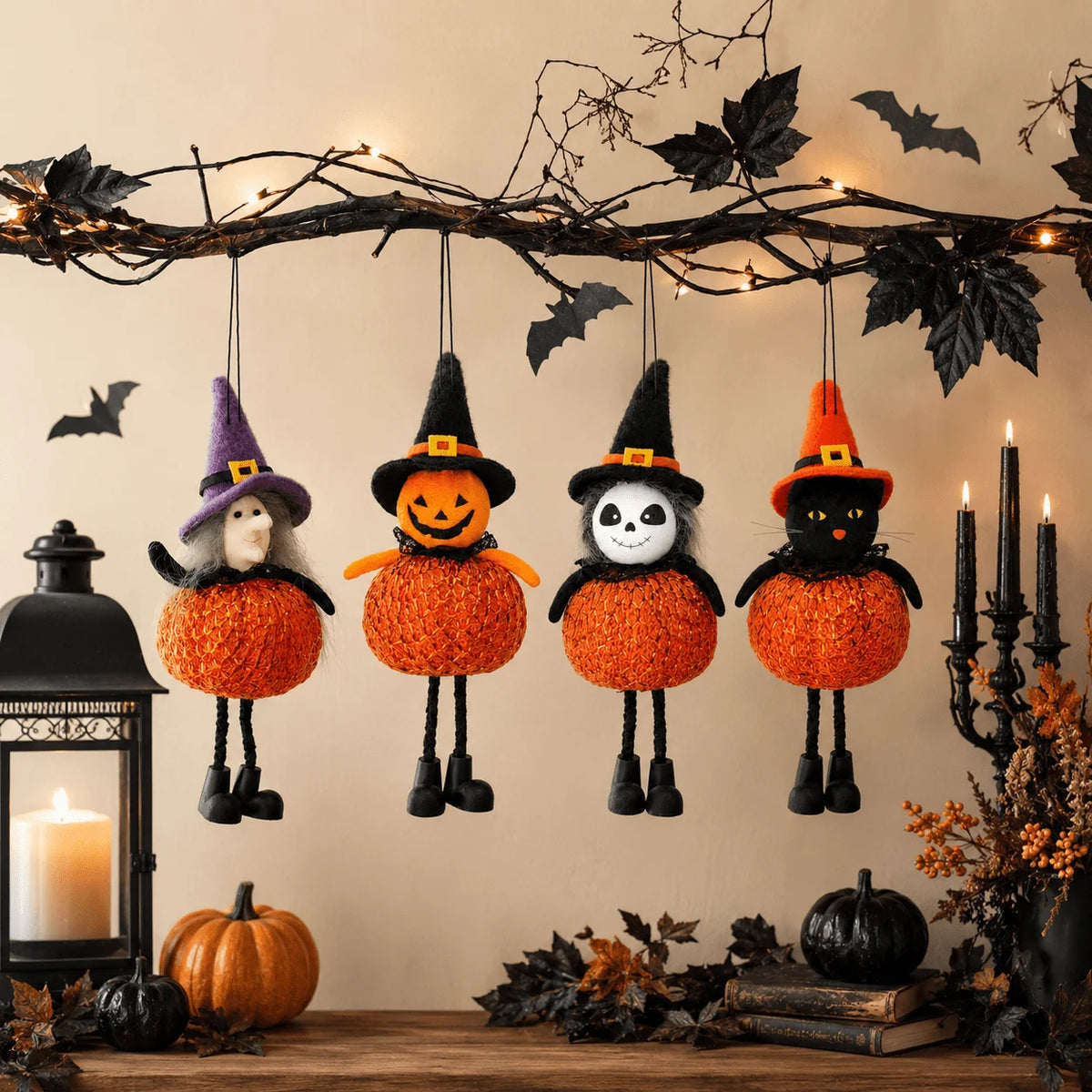Cute Halloween Hanging Ornament with Dangling Legs