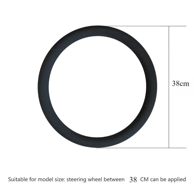 Silicone Steering Wheel Cover | Non-Slip Breathable Universal Fit 38cm | 14 Colours | Car Accessory