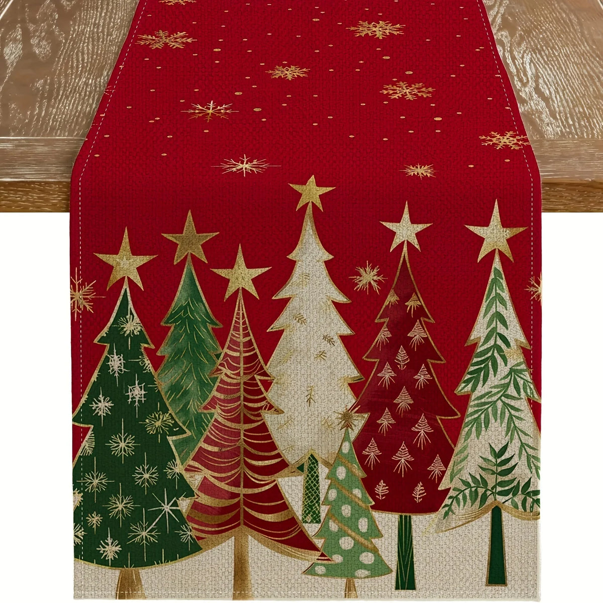 7-Part Christmas Table Décor & Serveware Bundle
