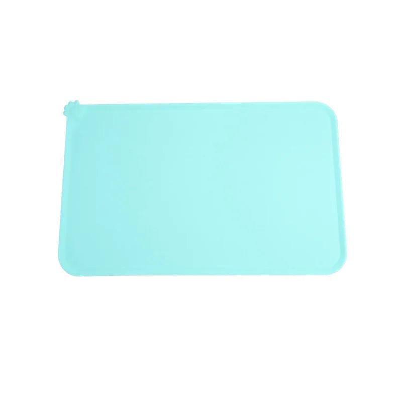 Silicone Pet Feeding Mat – Waterproof Non-Slip Food & Water Bowl Placemat for Cats & Dogs