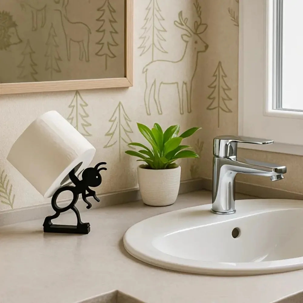 Animal-Style Toilet Roll Holder | Decorative Bathroom Accessory