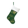 Christmas Stocking Candy Boots with Bells | 46x28cm Fireplace Hanging Sock | 5 Colours