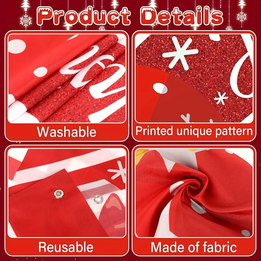 Christmas Hanging Door Banner | Merry Christmas Decoration | Festive Front Door & Home Decor