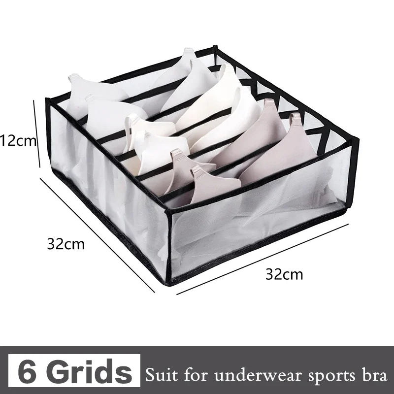 Drawer Organiser Storage Box | Wardrobe Divider for Underwear, Socks & Clothes