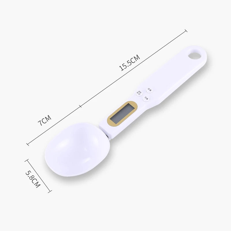 Digital Spoon Scale – Mini LCD Kitchen Scale 0.1g–500g for Baking, Coffee & Cooking