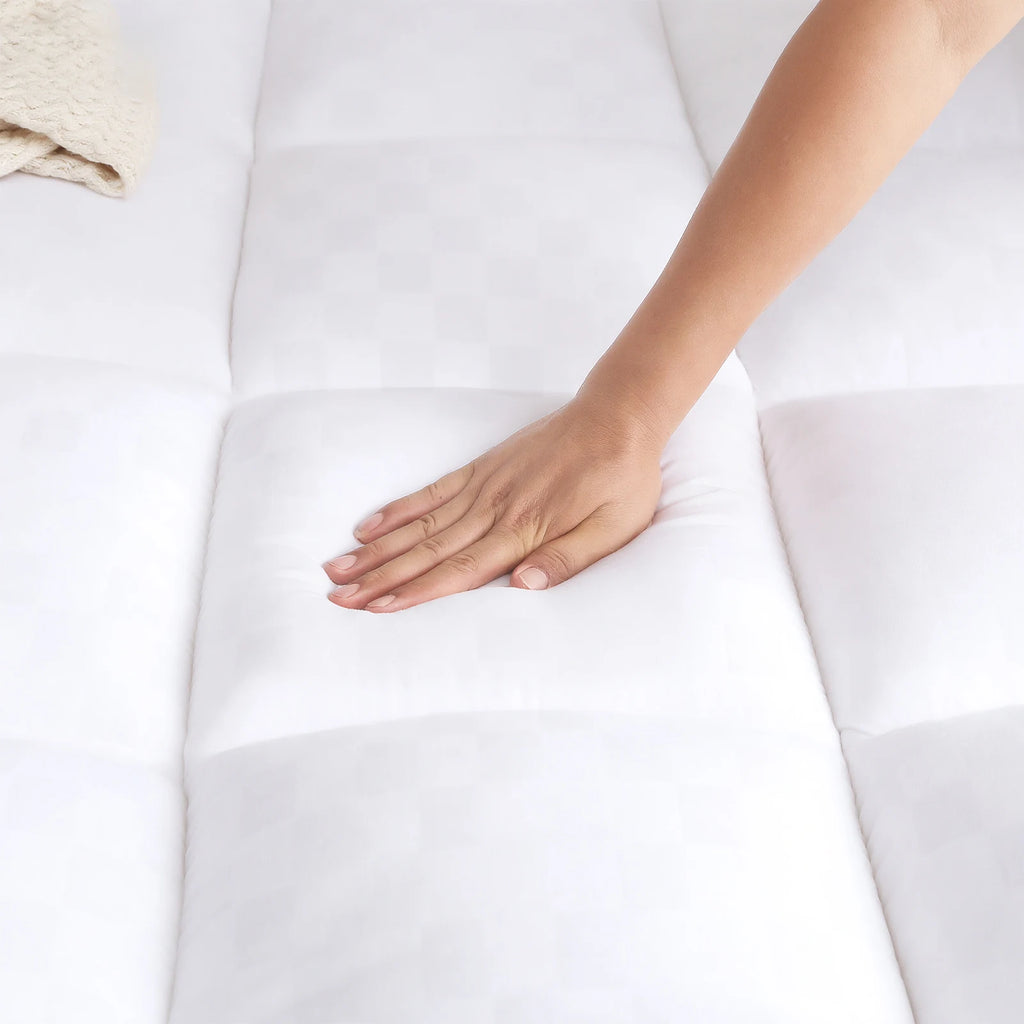 Quilted Mattress Topper & Protector – Anti-Allergy, Breathable & Extra Deep Fit | All UK Sizes