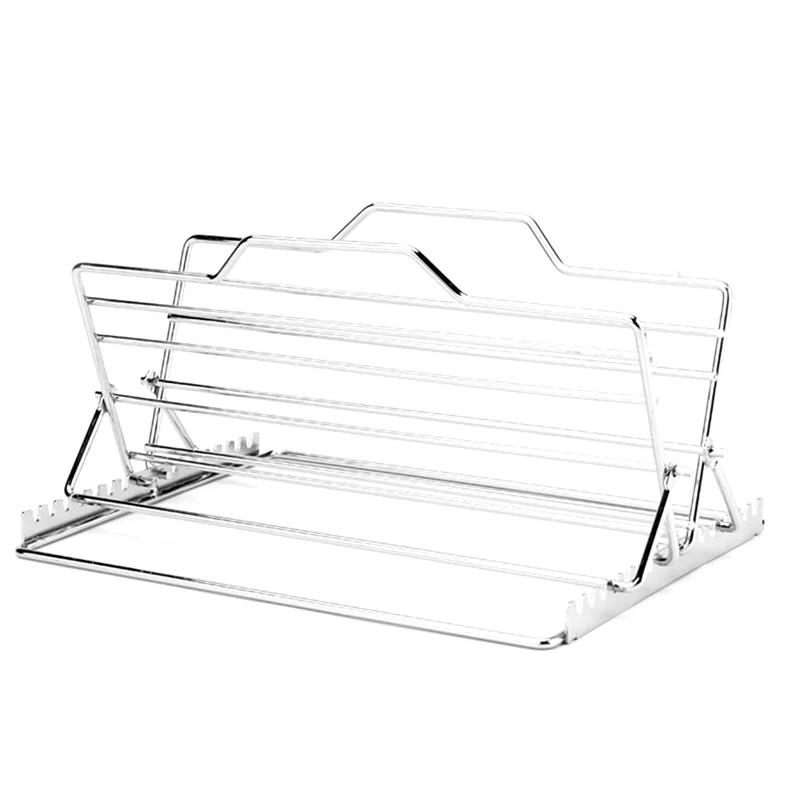 Adjustable Stainless Steel V-Shaped Turkey Roasting Rack