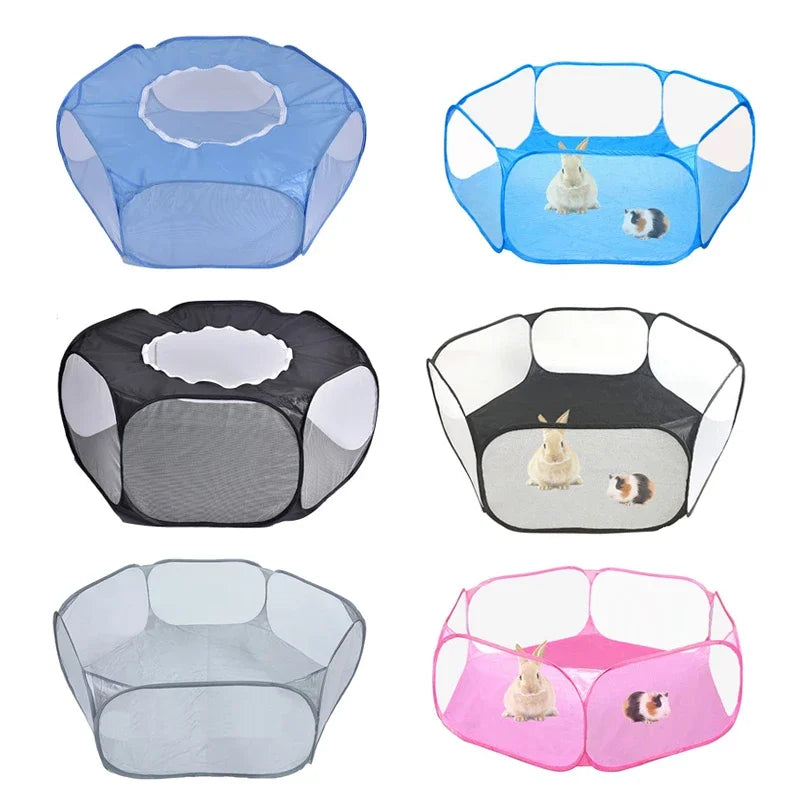 Portable Foldable Pet Playpen for Cats & Small Pets