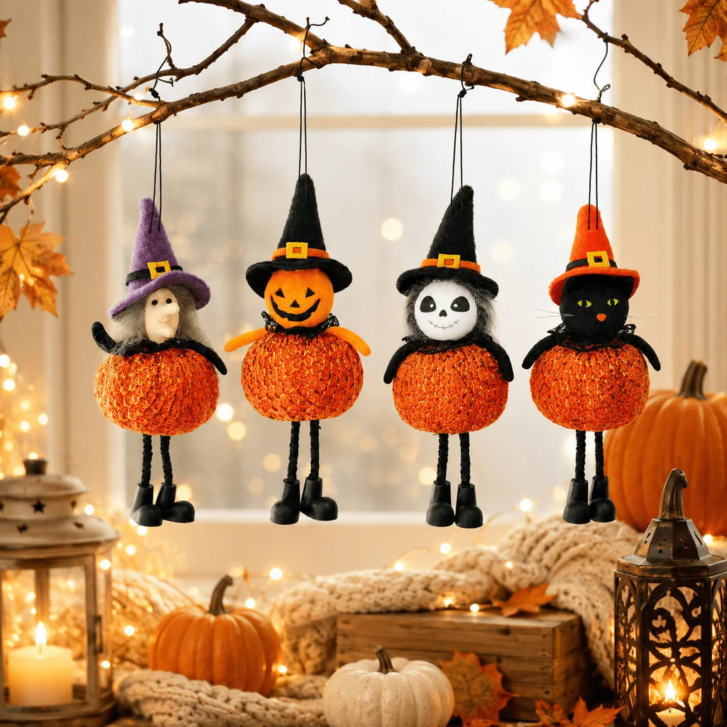 Cute Halloween Hanging Ornament with Dangling Legs