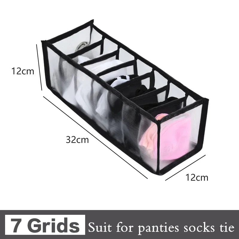 Drawer Organiser Storage Box | Wardrobe Divider for Underwear, Socks & Clothes