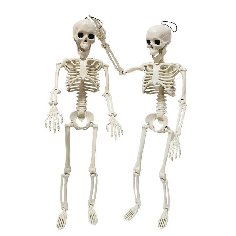 Halloween Skeleton Head & Hands Yard Decorations