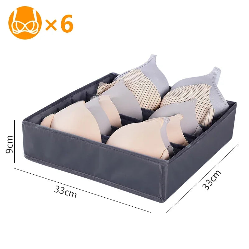 Drawer Organiser Storage Box | Wardrobe Divider for Underwear, Socks & Clothes