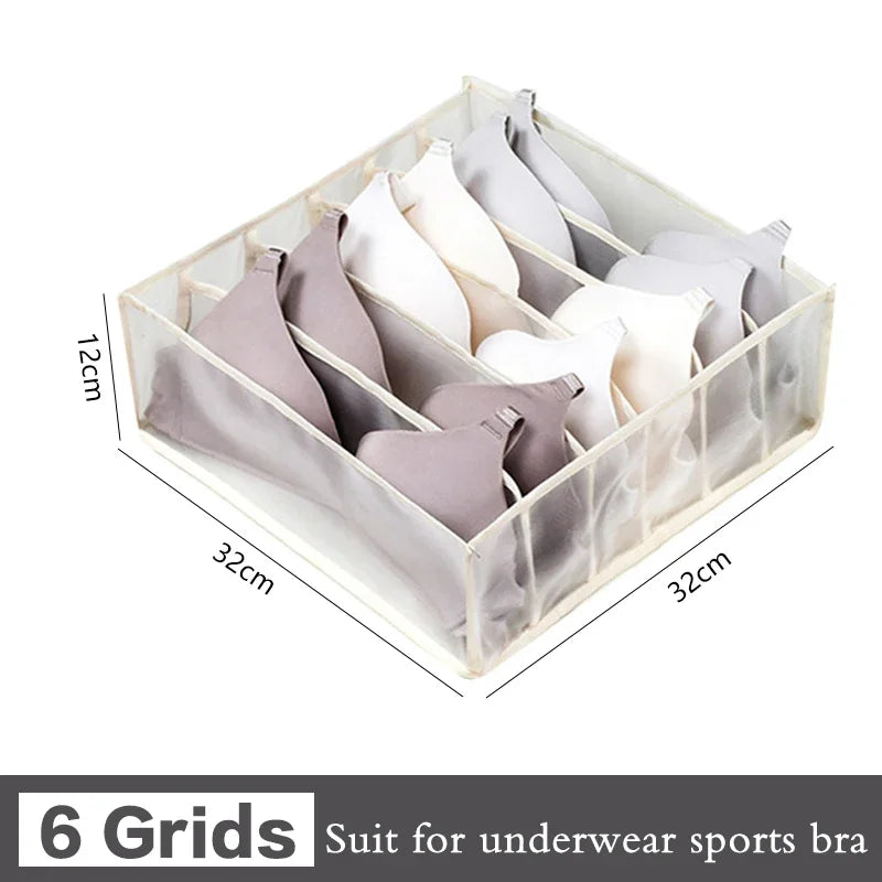 Drawer Organiser Storage Box | Wardrobe Divider for Underwear, Socks & Clothes
