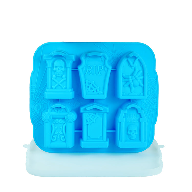 3D Halloween Silicone Baking Mould | Skull, Brain, Pumpkin & Zombie | Food Grade | Cake, Chocolate & Ice | Party Decoration