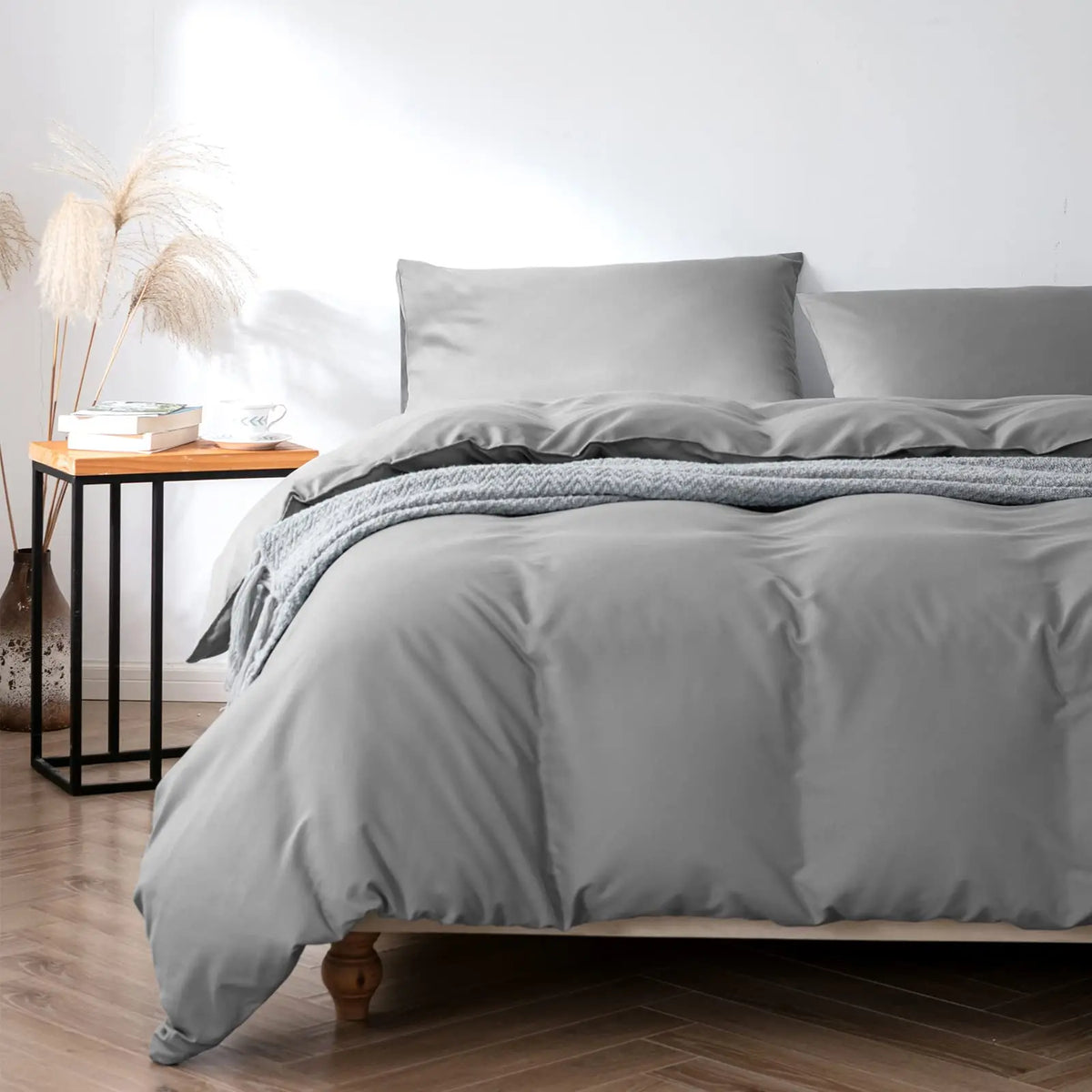 Good Nite Microfibre Duvet Cover Set | Soft & Breathable | Single, Double & King | 4 Colours