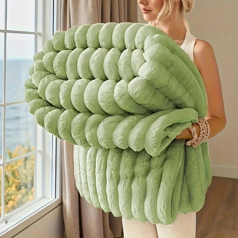 Rosekind Fleece Throw Blanket | 300GSM Soft & Warm | All Seasons | 3 Sizes