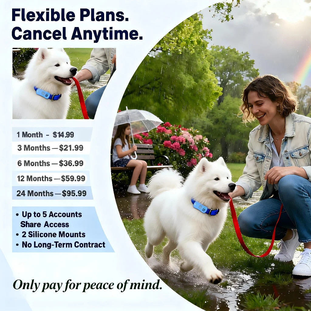 Unlimited Distance GPS Pet Tracker